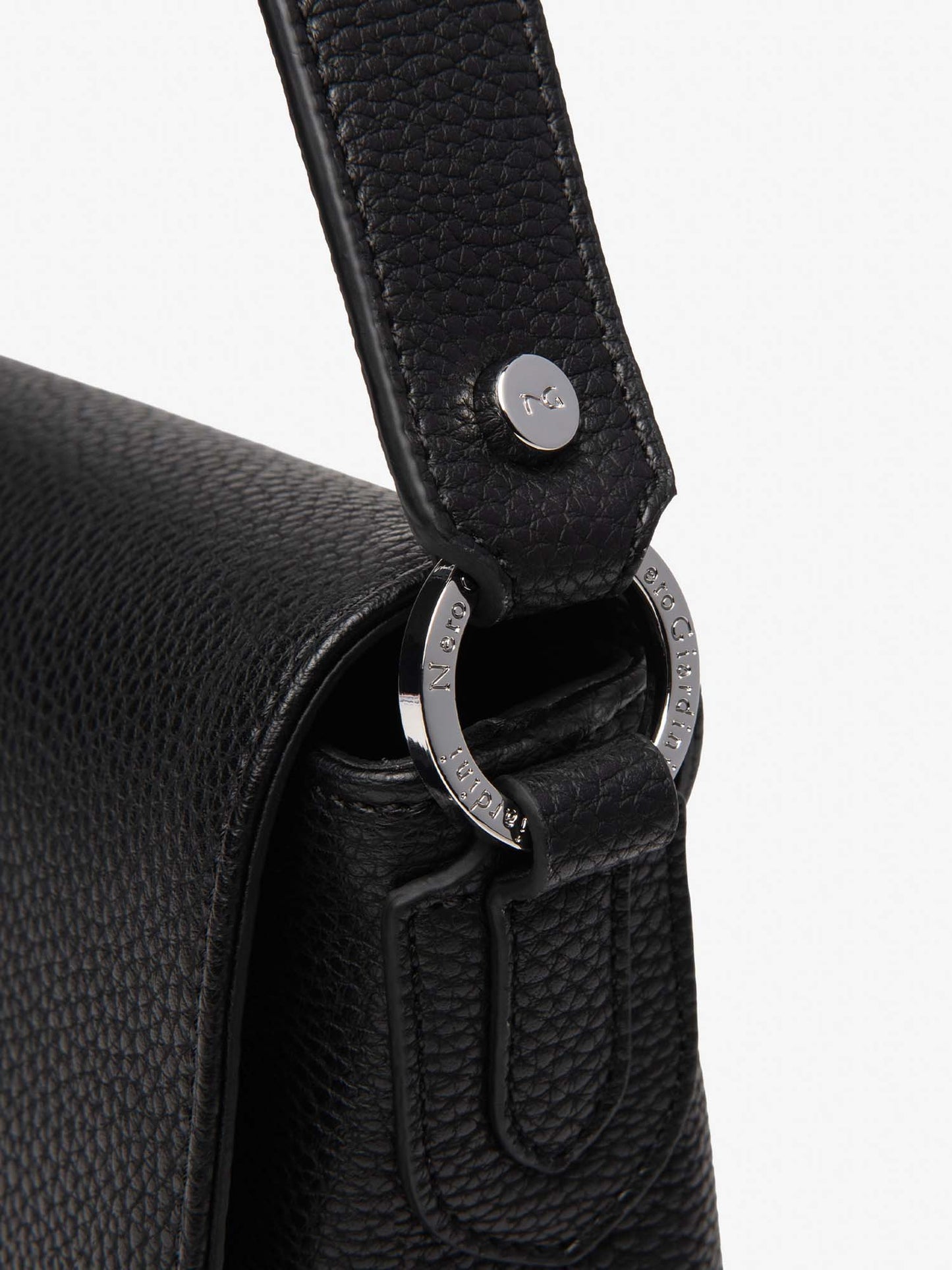 BORSA FLAP BAG NERO GIARDINI DA DONNA NERO