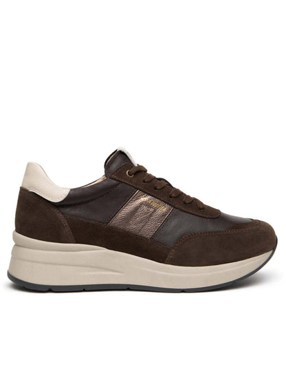 Nero Giardini I6 17330 D 300, sneakers da donna marroni