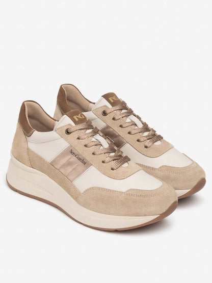 Nero Giardini String, sneakers da donna beige