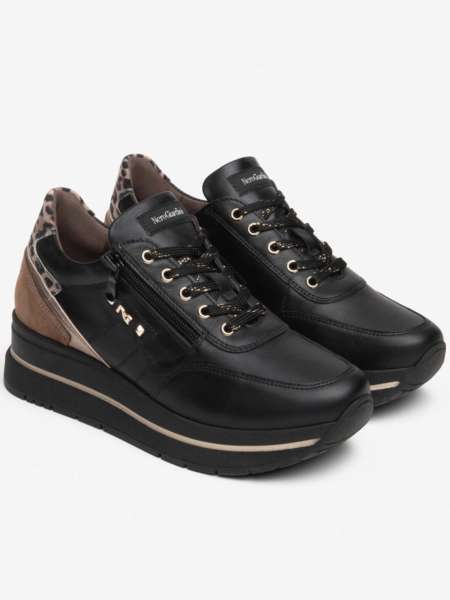 Nero Giardini I6 17360 D 100, sneakers da donna nere