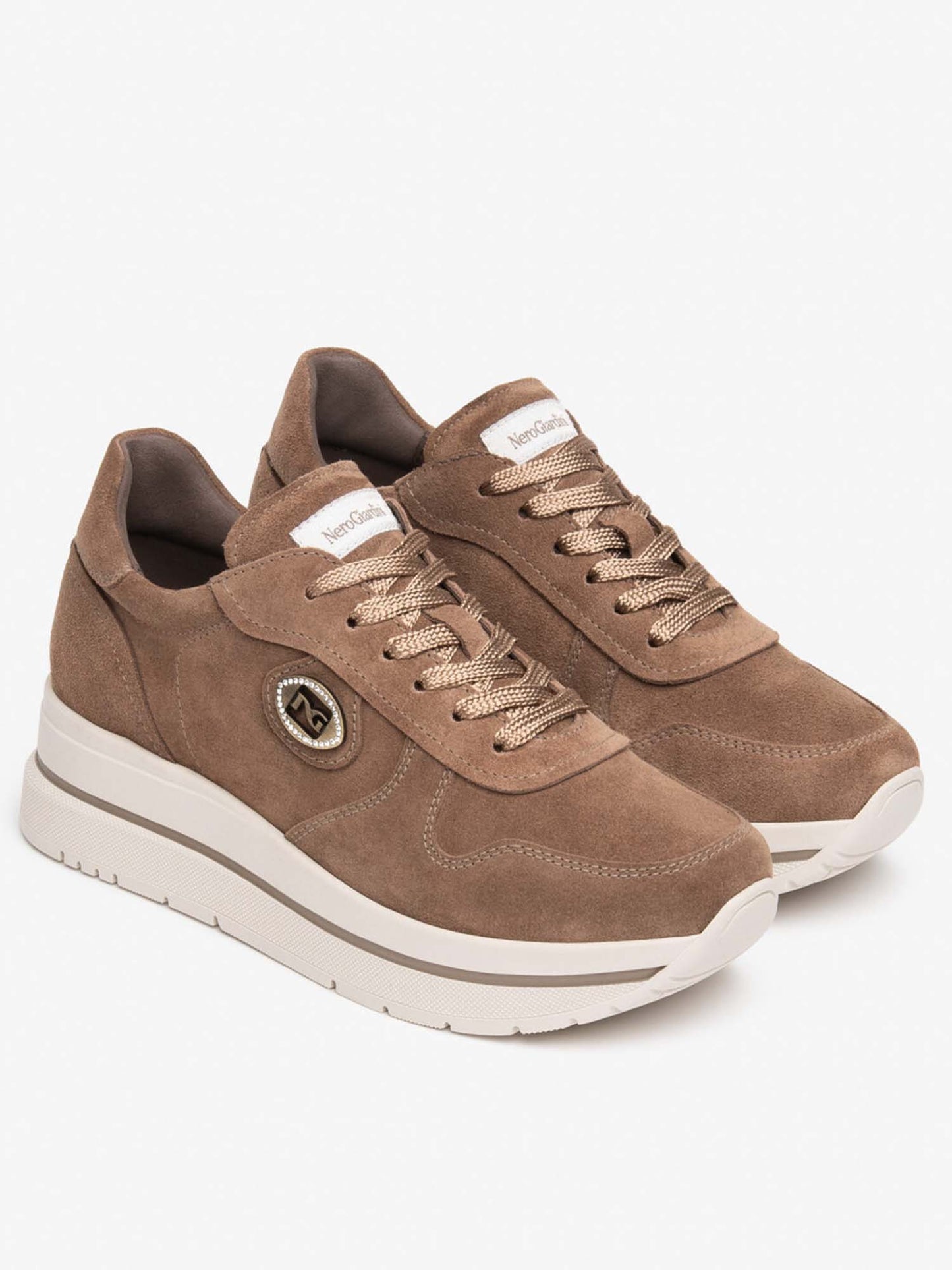 Nero Giardini Clayton, sneakers da donna beige