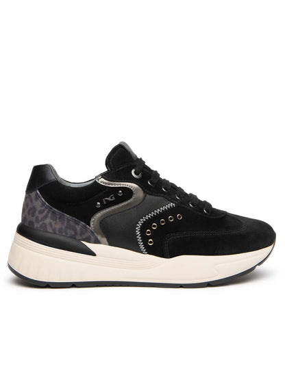 Nero Giardini String, sneakers da donna nere
