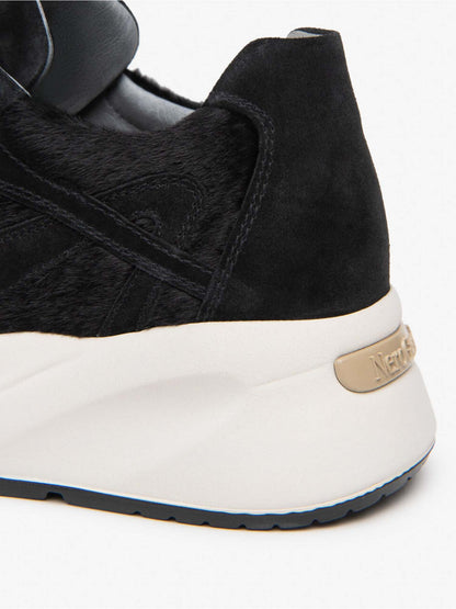 Nero Giardini String, sneakers da donna nere