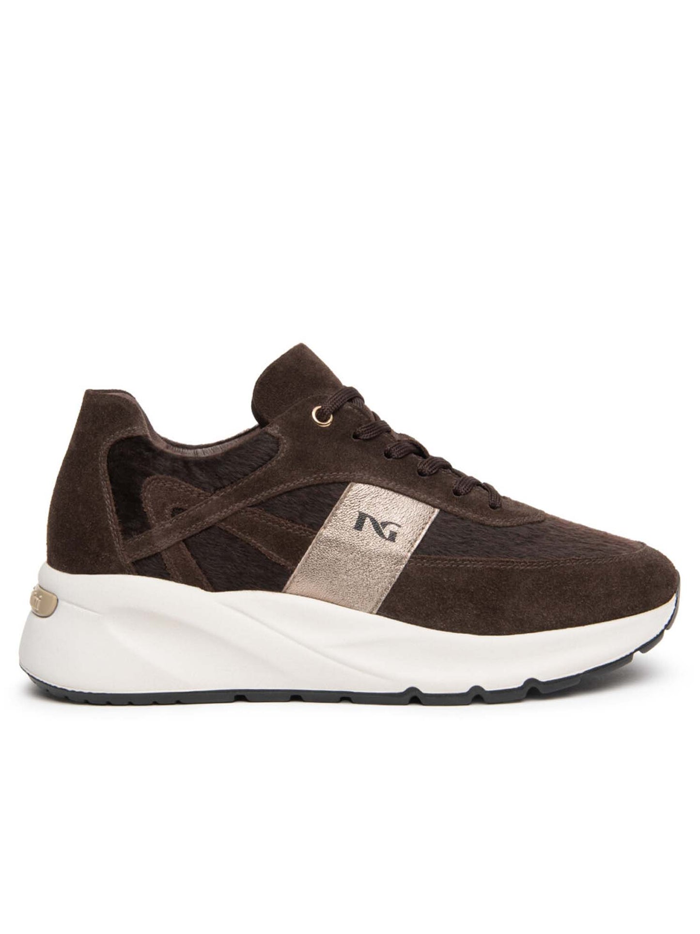 Nero Giardini I6 17383 D 300, sneakers da donna marroni