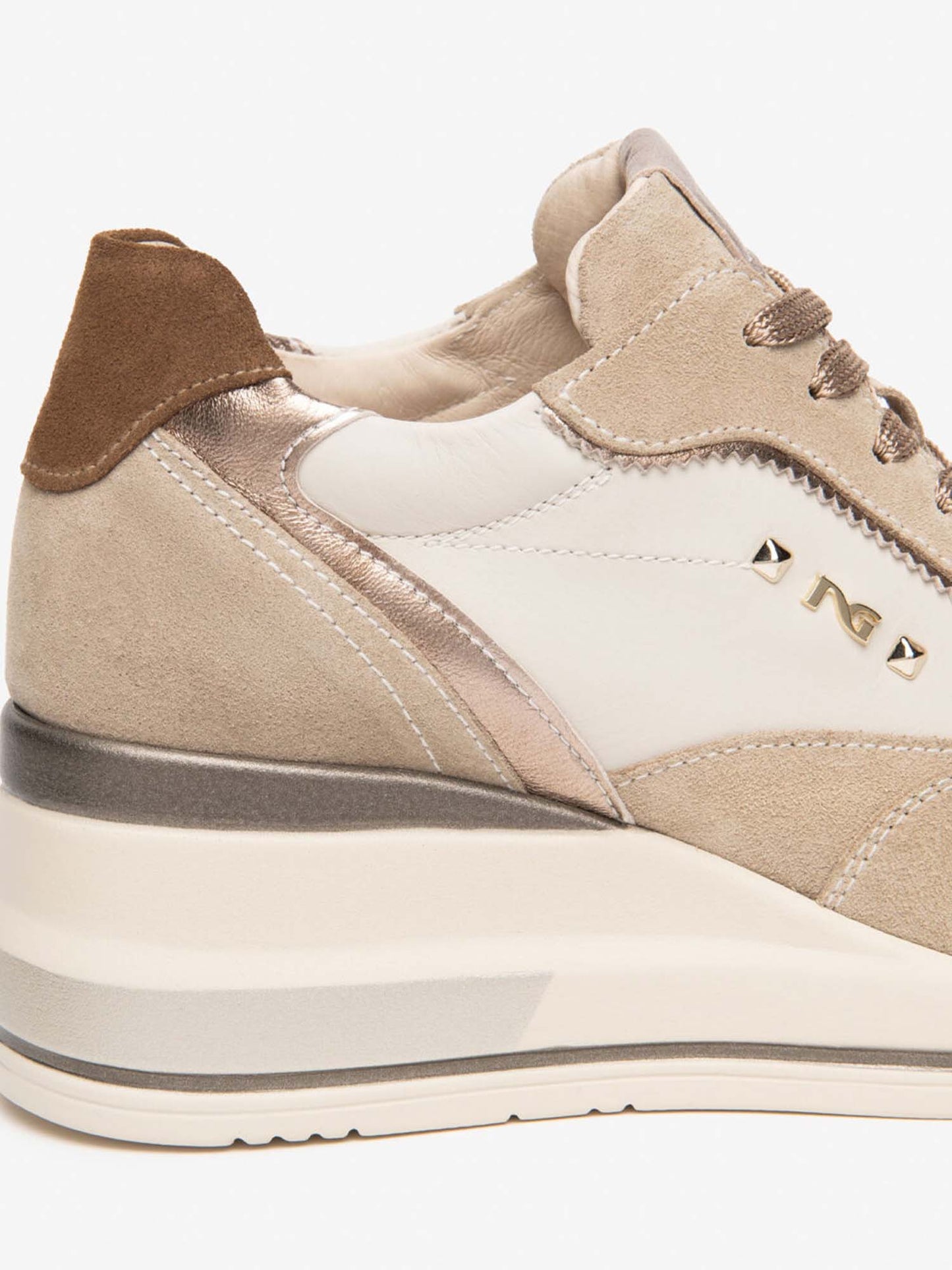 Nero Giardini String, sneakers da donna beige