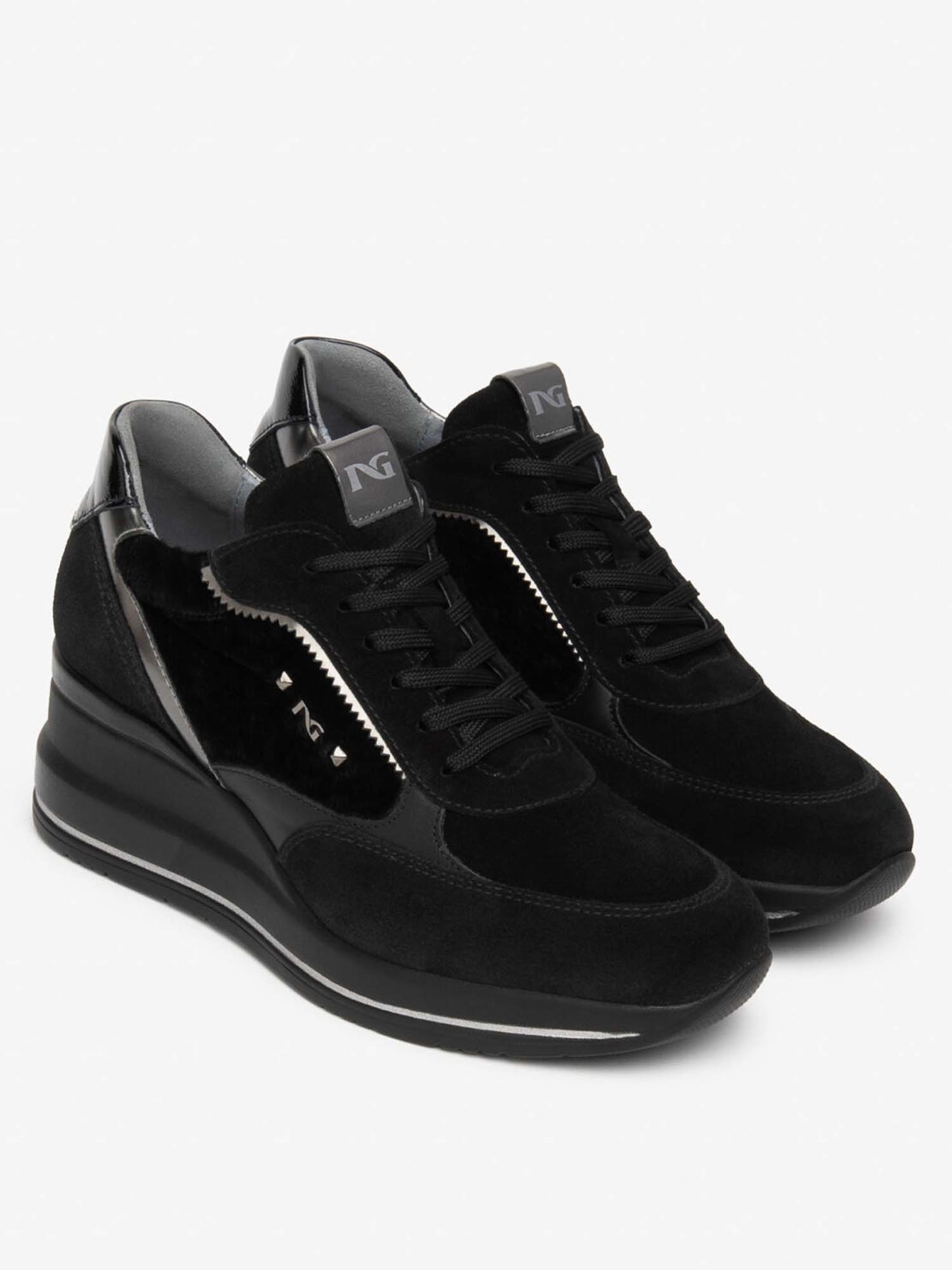 Nero Giardini I6 17391 D 100, sneakers da donna nere