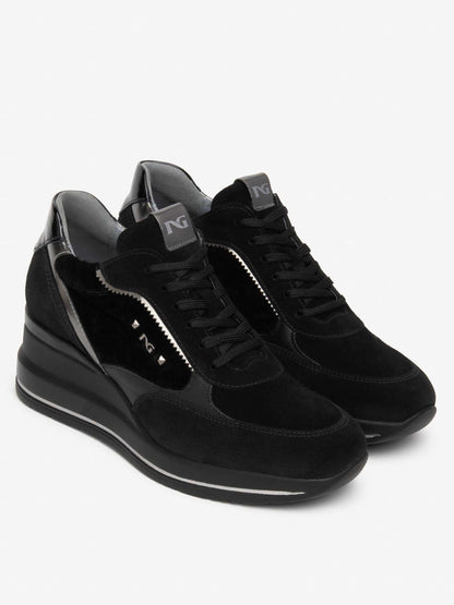 Nero Giardini I6 17391 D 100, sneakers da donna nere