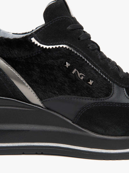 Nero Giardini I6 17391 D 100, sneakers da donna nere