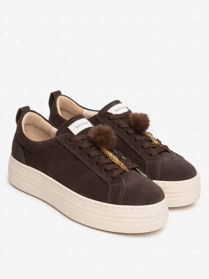 Nero Giardini String, sneakers da Donna marroni