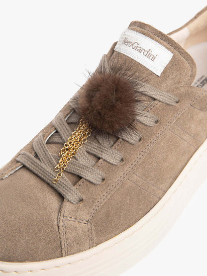 Nero Giardini String, sneakers da donna fango