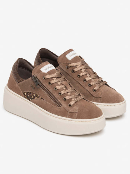 Nero Giardini I6 17501 D 442, sneakers da donna beige