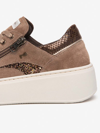 Nero Giardini I6 17501 D 442, sneakers da donna beige