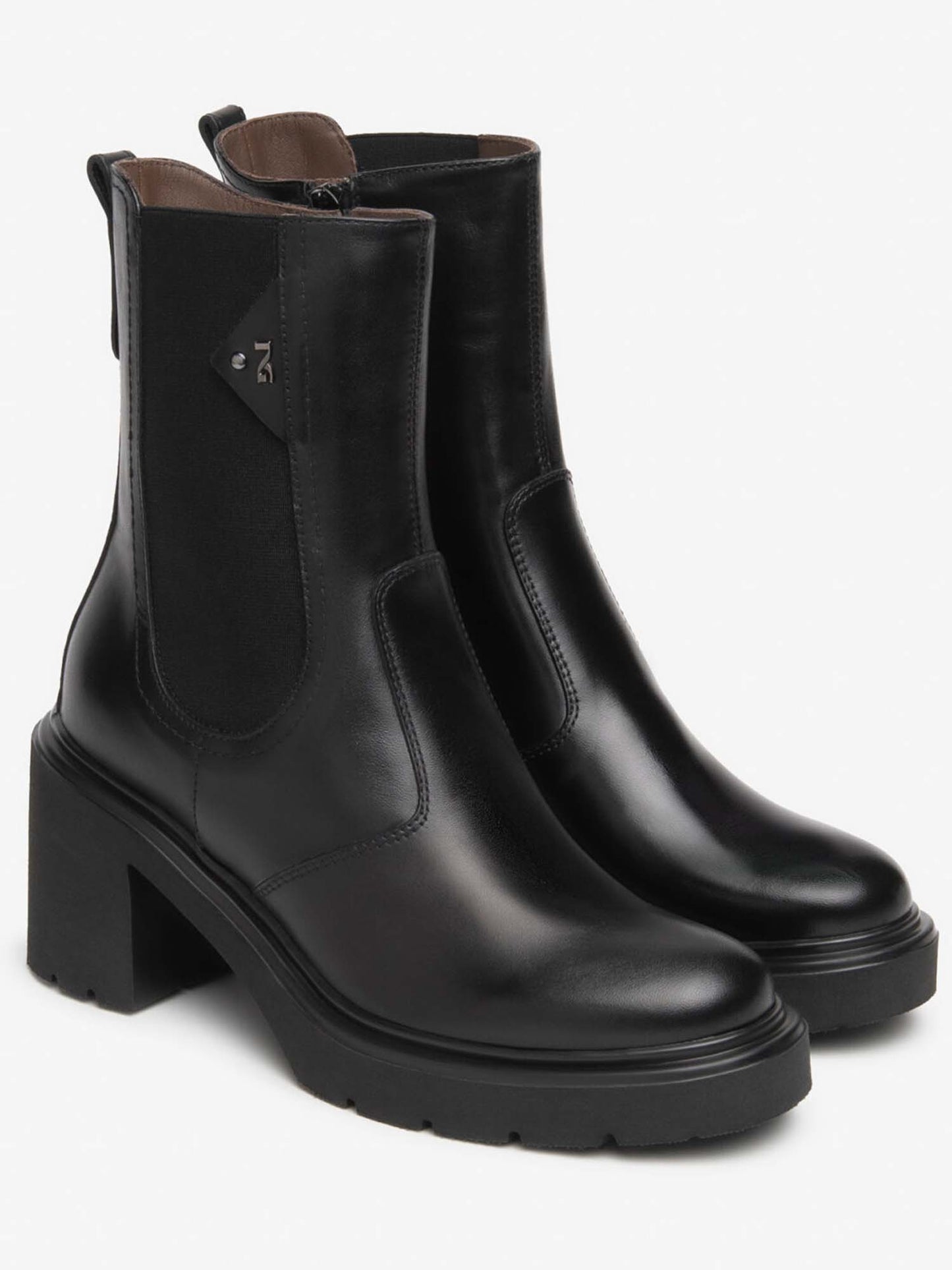 Nero Giardini I6 18080 D 100, stivali da donna neri