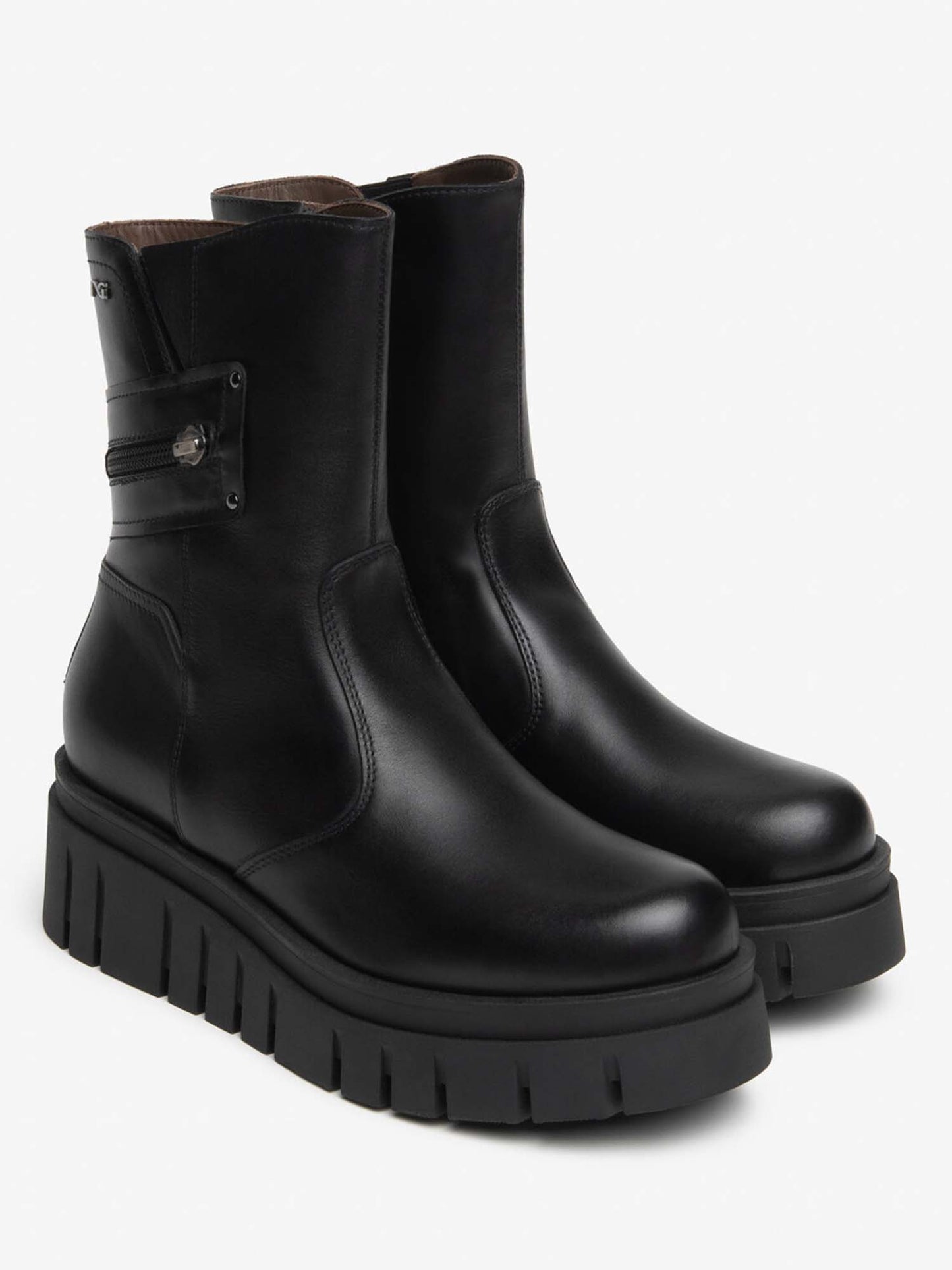 Nero Giardini I6 18100 D 100, stivali da donna neri