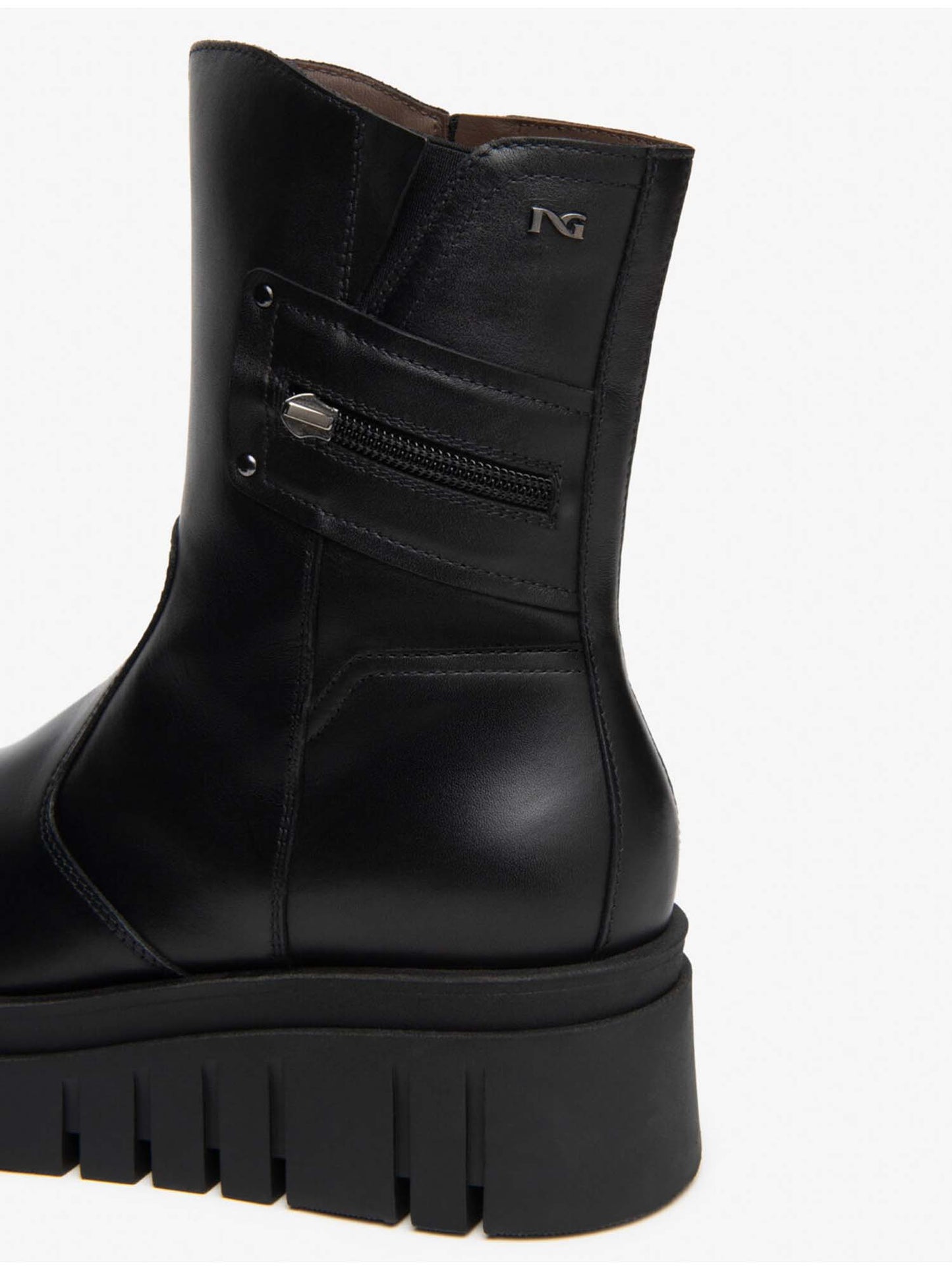 Nero Giardini I6 18100 D 100, stivali da donna neri