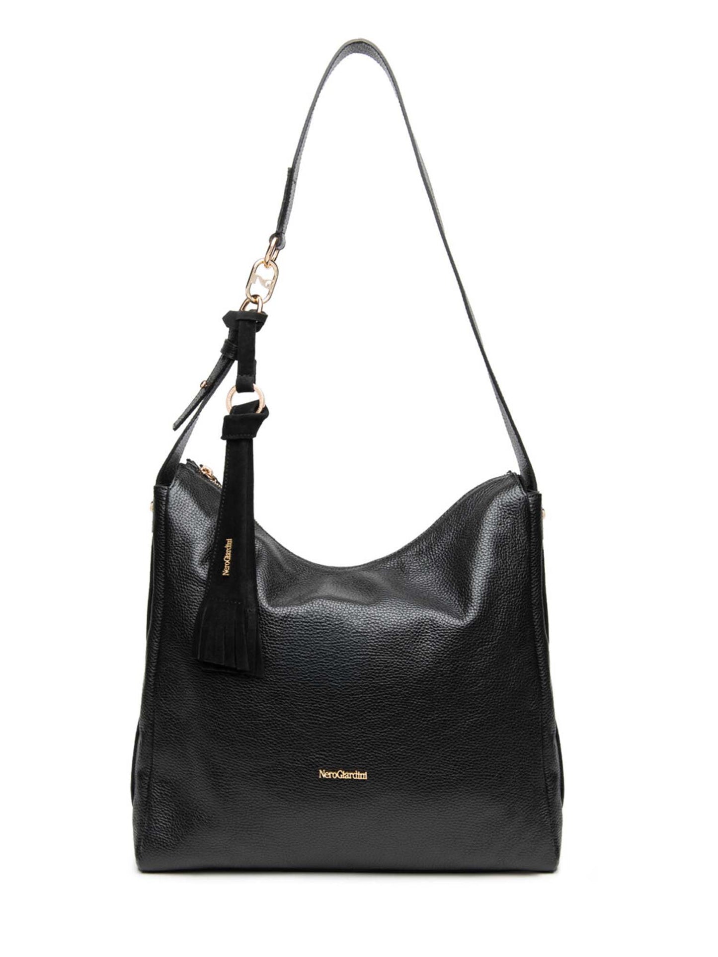 Nero Giardini I6 44331 D 100, borsa da uomo nera