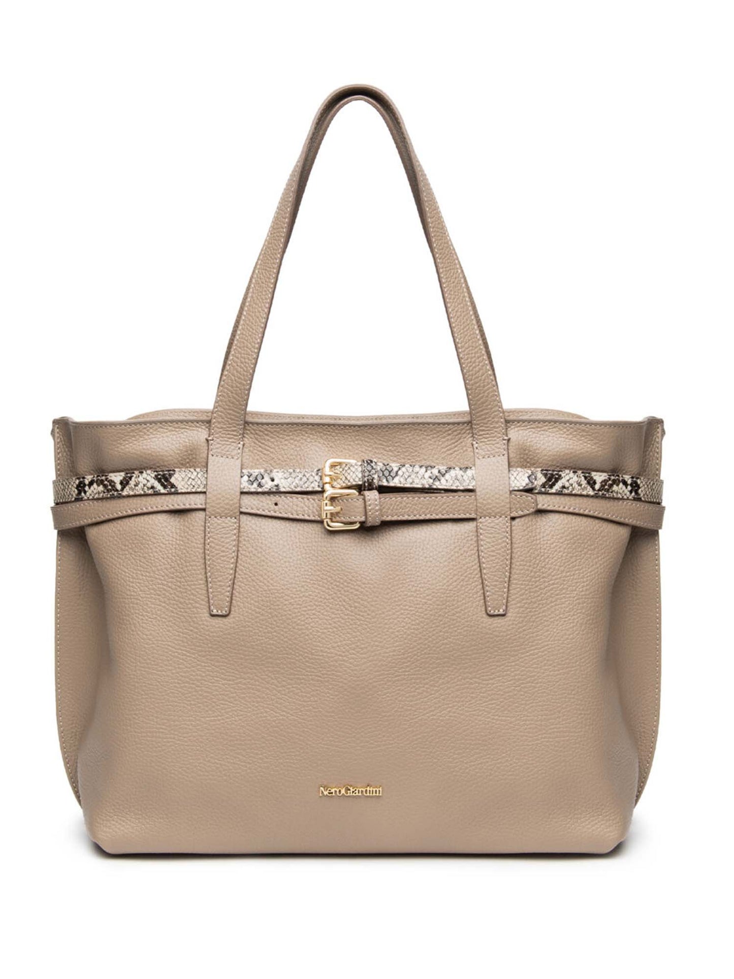 Nero Giardini I6 44351 D 502, borsa da Donna adulto fango