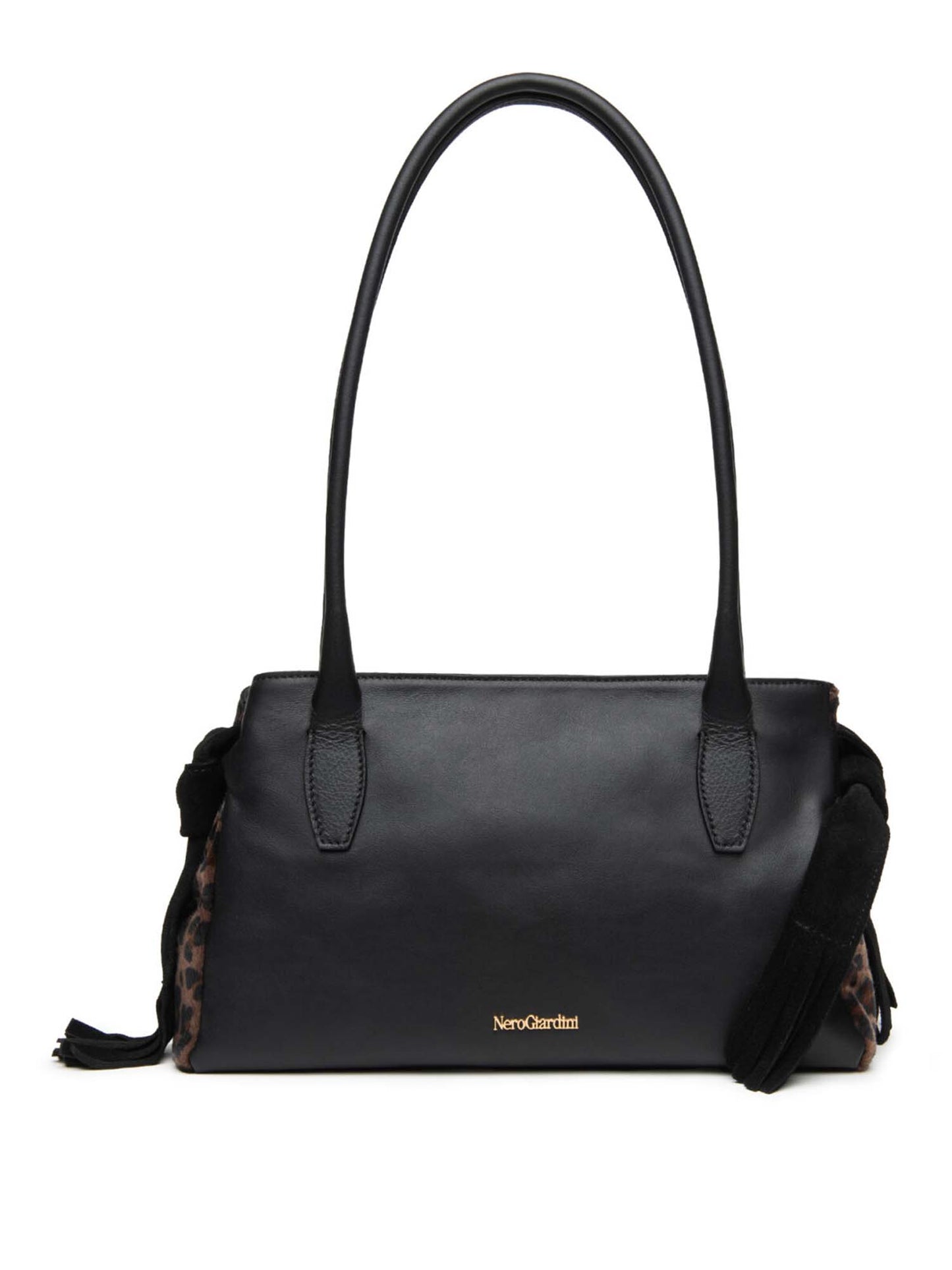 Nero Giardini I6 44384 D 100, borsa da uomo nera