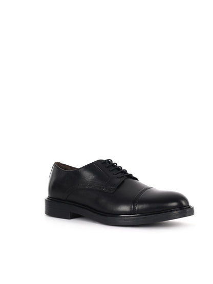 Shoelab 6566 Dirk, stringata da uomo nere