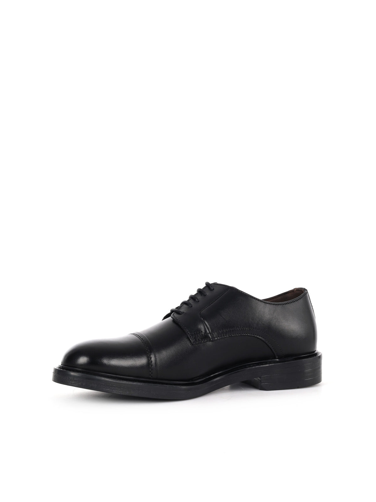 Shoelab 6566 Dirk, stringata da uomo nere