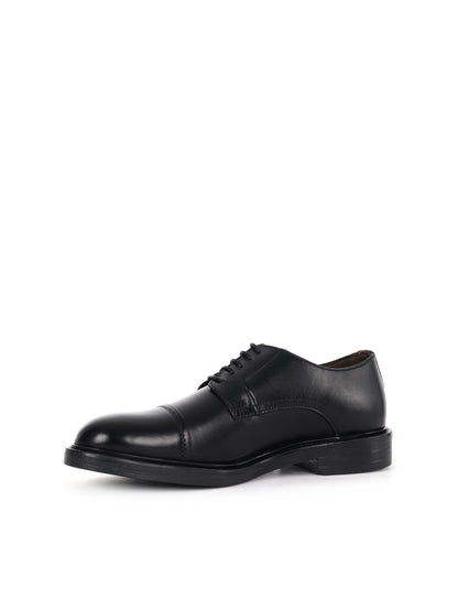 Shoelab 6566 Dirk, stringata da uomo nere