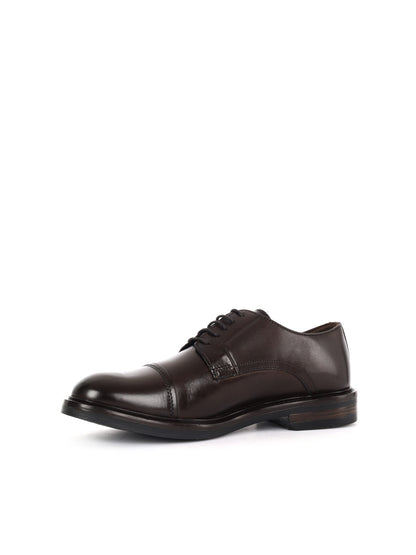 Shoelab 6566 Dirk Tdm, stringata da Uomo marrone