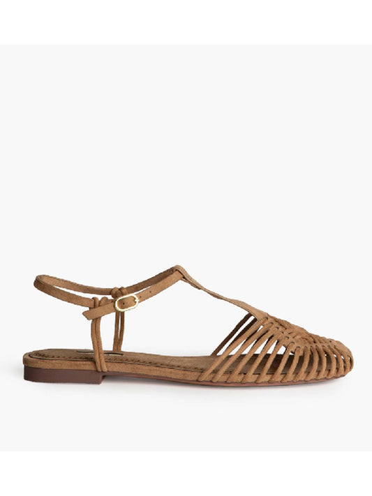Sandali Corina beige da donna, comodi e versatili per la primavera-estate