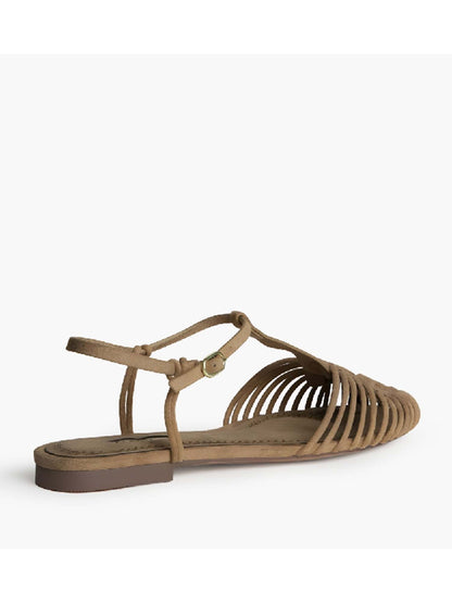 Sandali Corina beige da donna, comodi e versatili per la primavera-estate