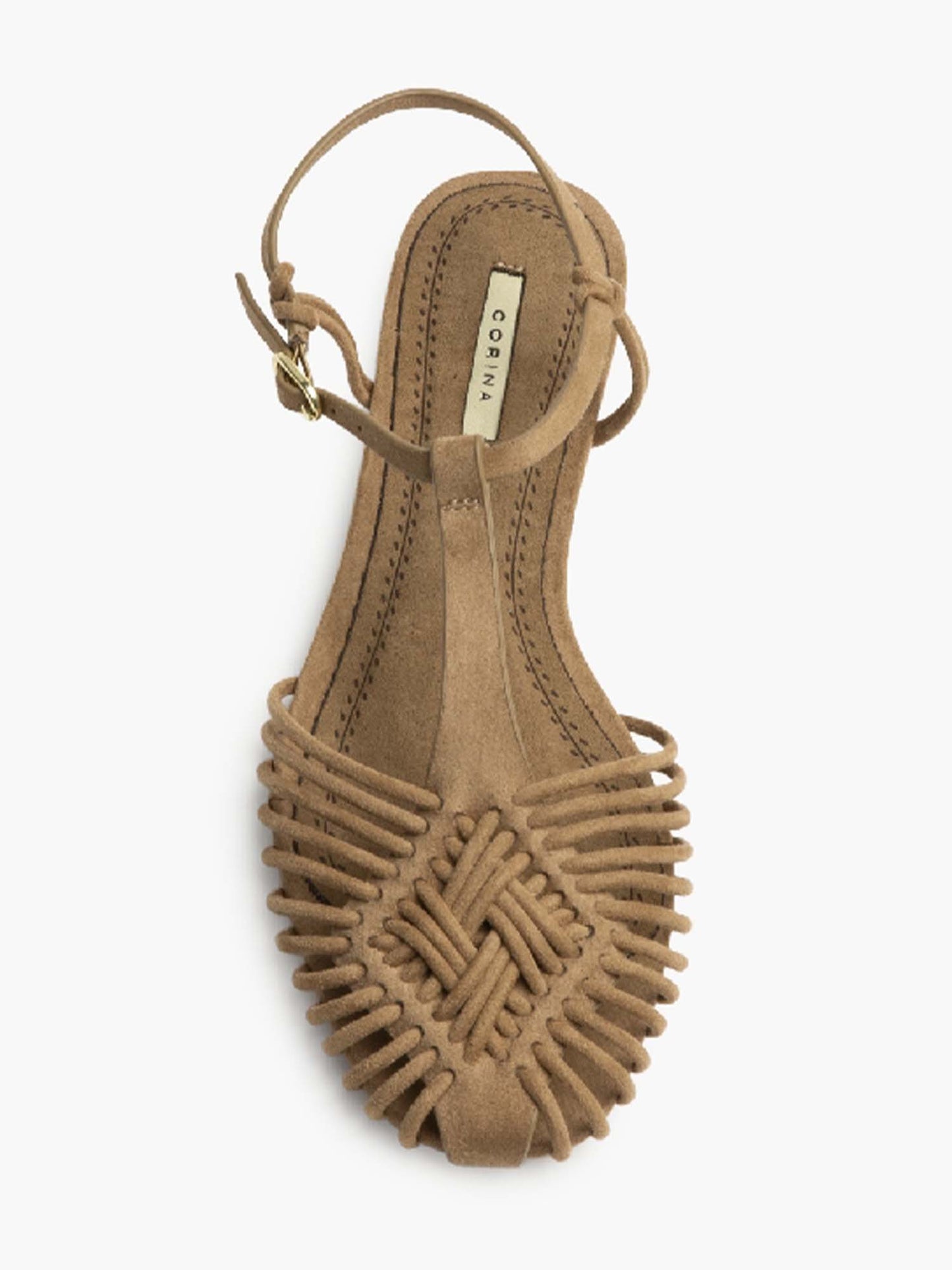 Sandali Corina beige da donna, comodi e versatili per la primavera-estate