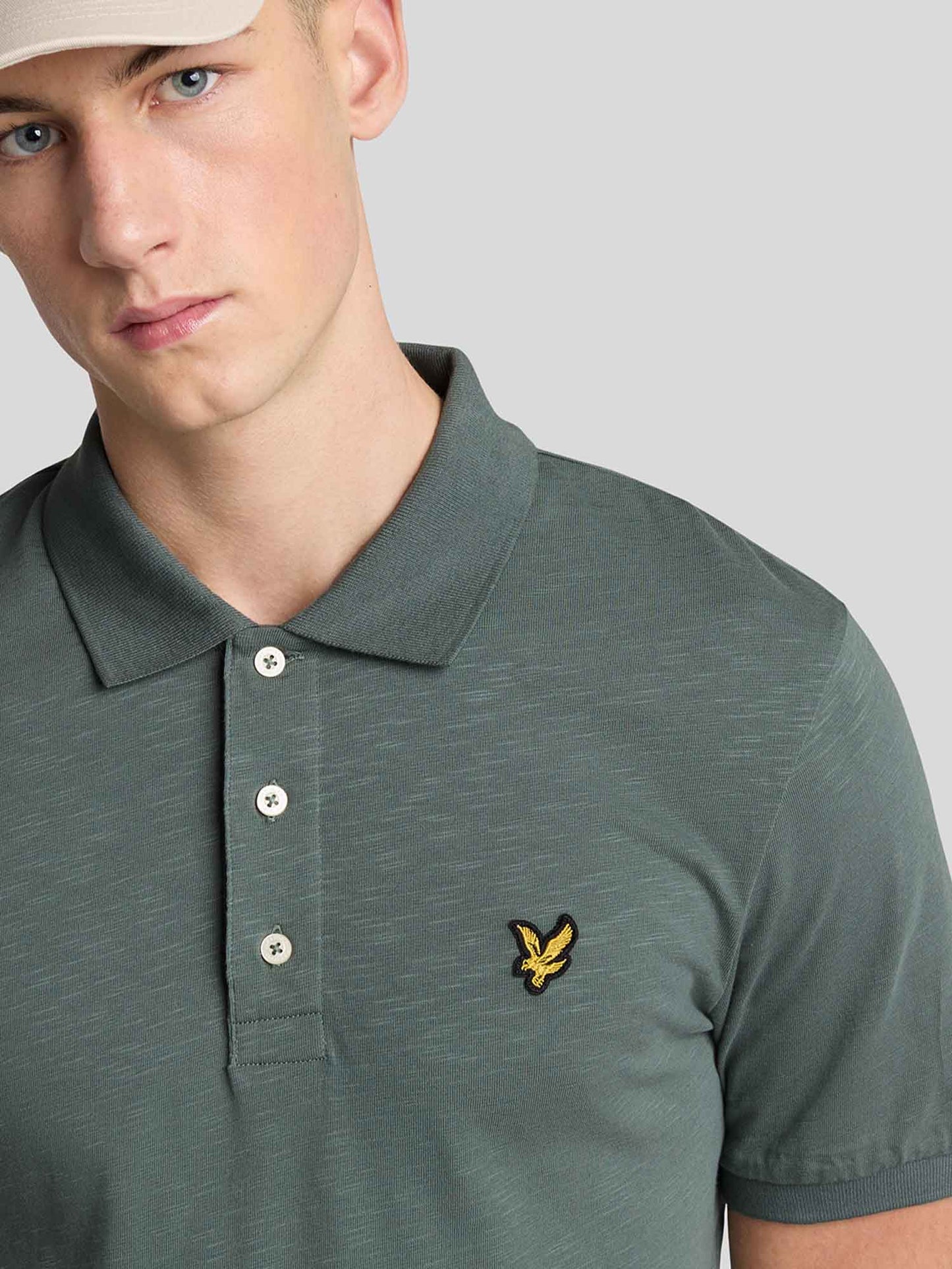 POLO SLUB LYLE&SCOTT UOMO SALVIA