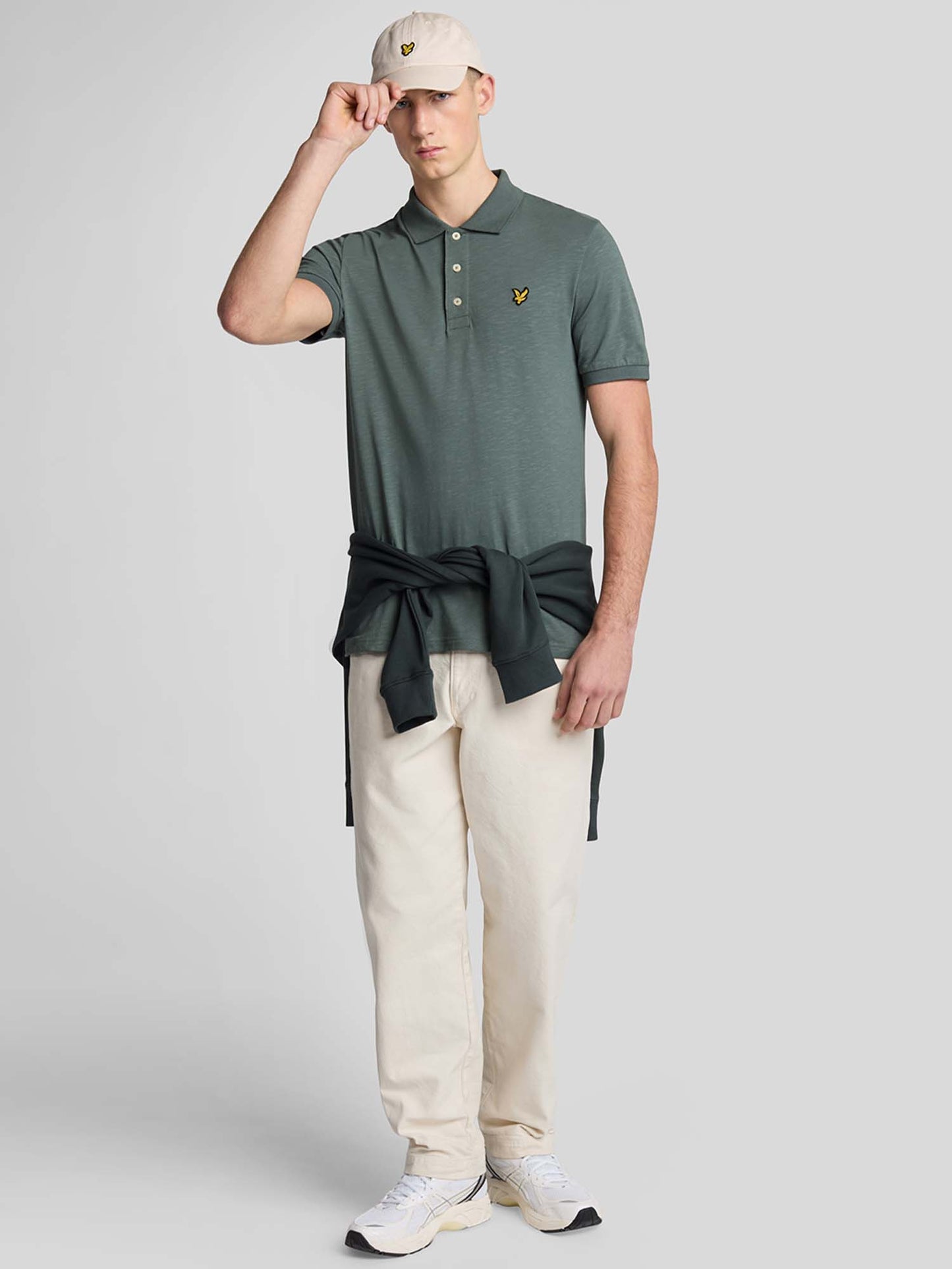 POLO SLUB LYLE&SCOTT UOMO SALVIA