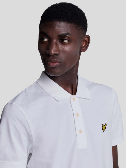 POLO PLAIN LYLE&SCOTT UOMO BIANCO