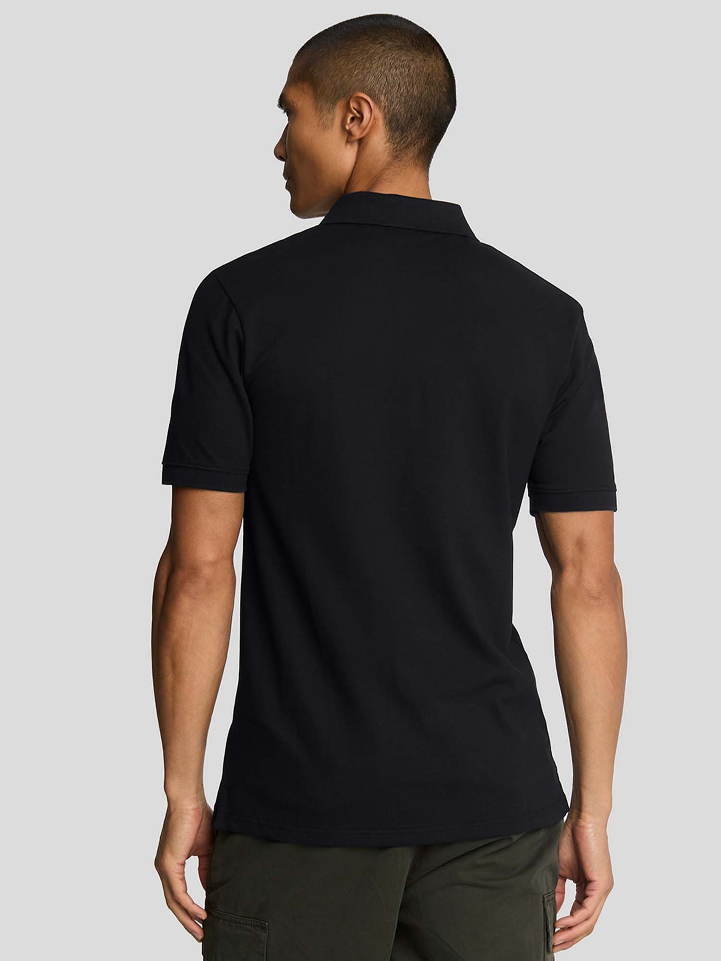 POLO PLAIN LYLE&SCOTT UOMO NERO