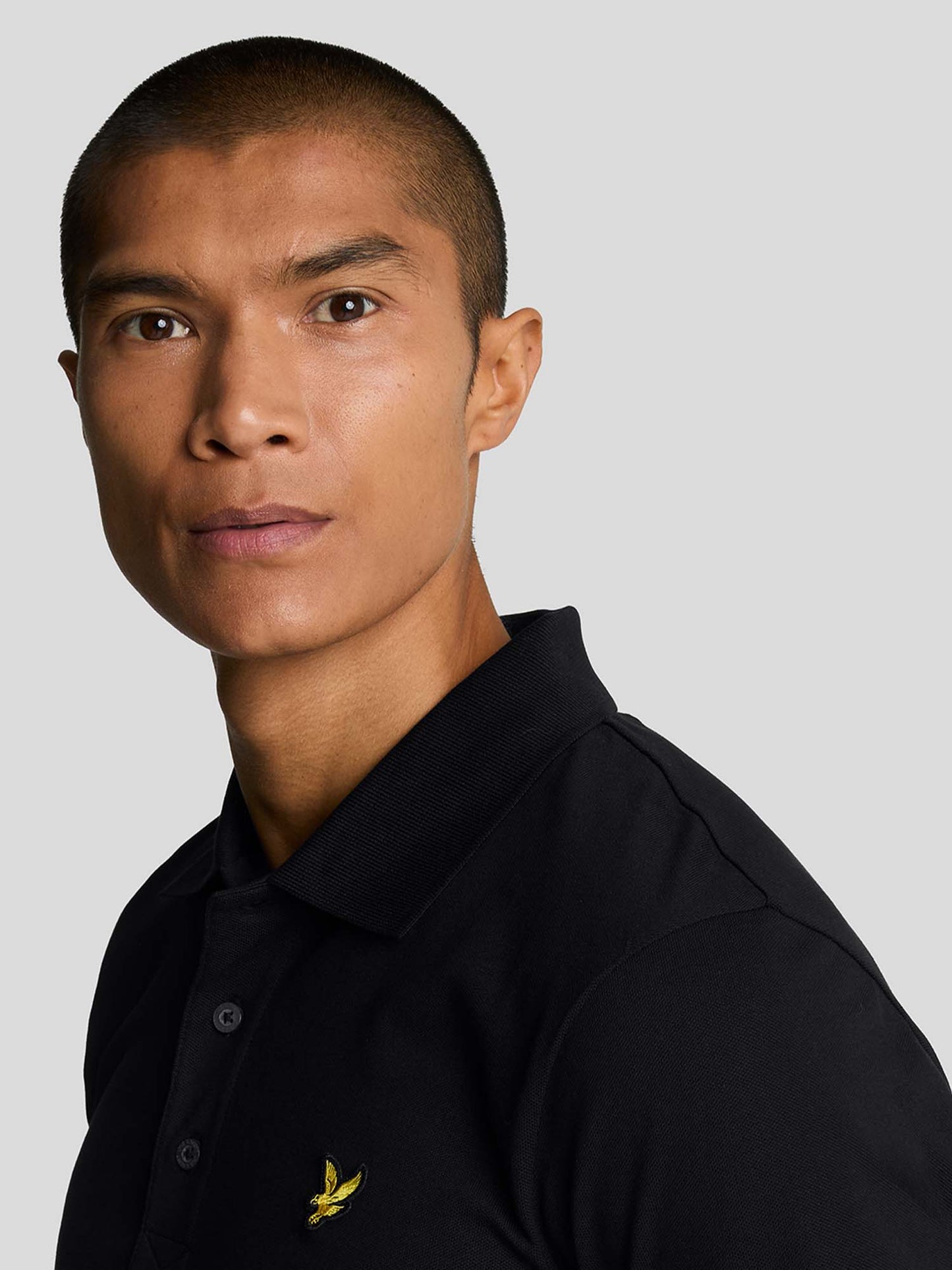 POLO PLAIN LYLE&SCOTT UOMO NERO
