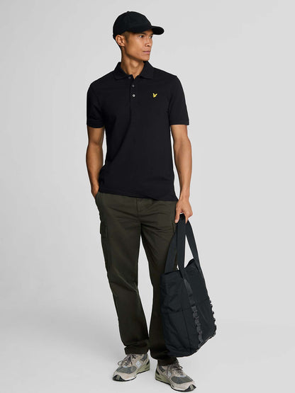 POLO PLAIN LYLE&SCOTT UOMO NERO