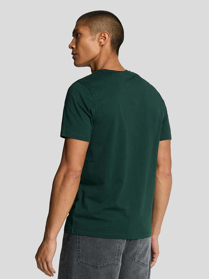 Lyle&scott t-shirt da uomo verde scuro
