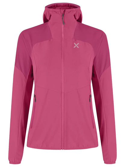 Montura Rise Hooded, giubbotto da donna bordeaux