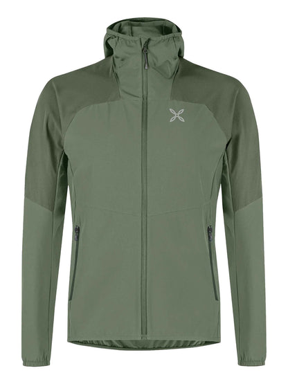 Montura Rise Hooded, giubbotto da uomo verde