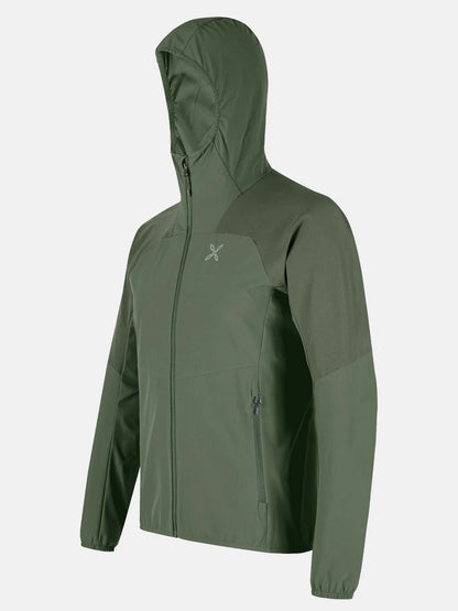 Montura Rise Hooded, giubbotto da uomo verde