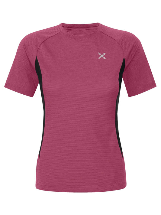 Montura Rise, t-shirt maniche corte da donna bordeaux