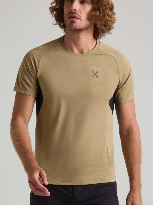 Montura Rise, t-shirt maniche corte da uomo beige