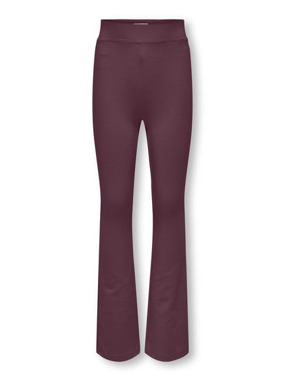 LEGGINGS PAIGE FLARED ONLY JUNIOR DA BAMBINA MALVA
