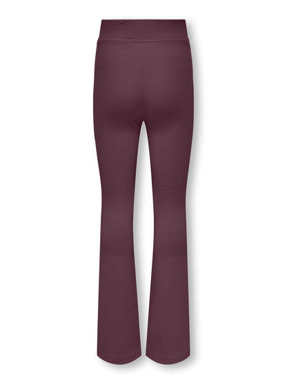 LEGGINGS PAIGE FLARED ONLY JUNIOR DA BAMBINA MALVA