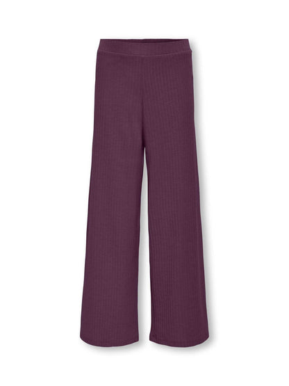 PANTALONE NELLA WIDE LEG ONLY JUNIOR DA BAMBINA MALVA