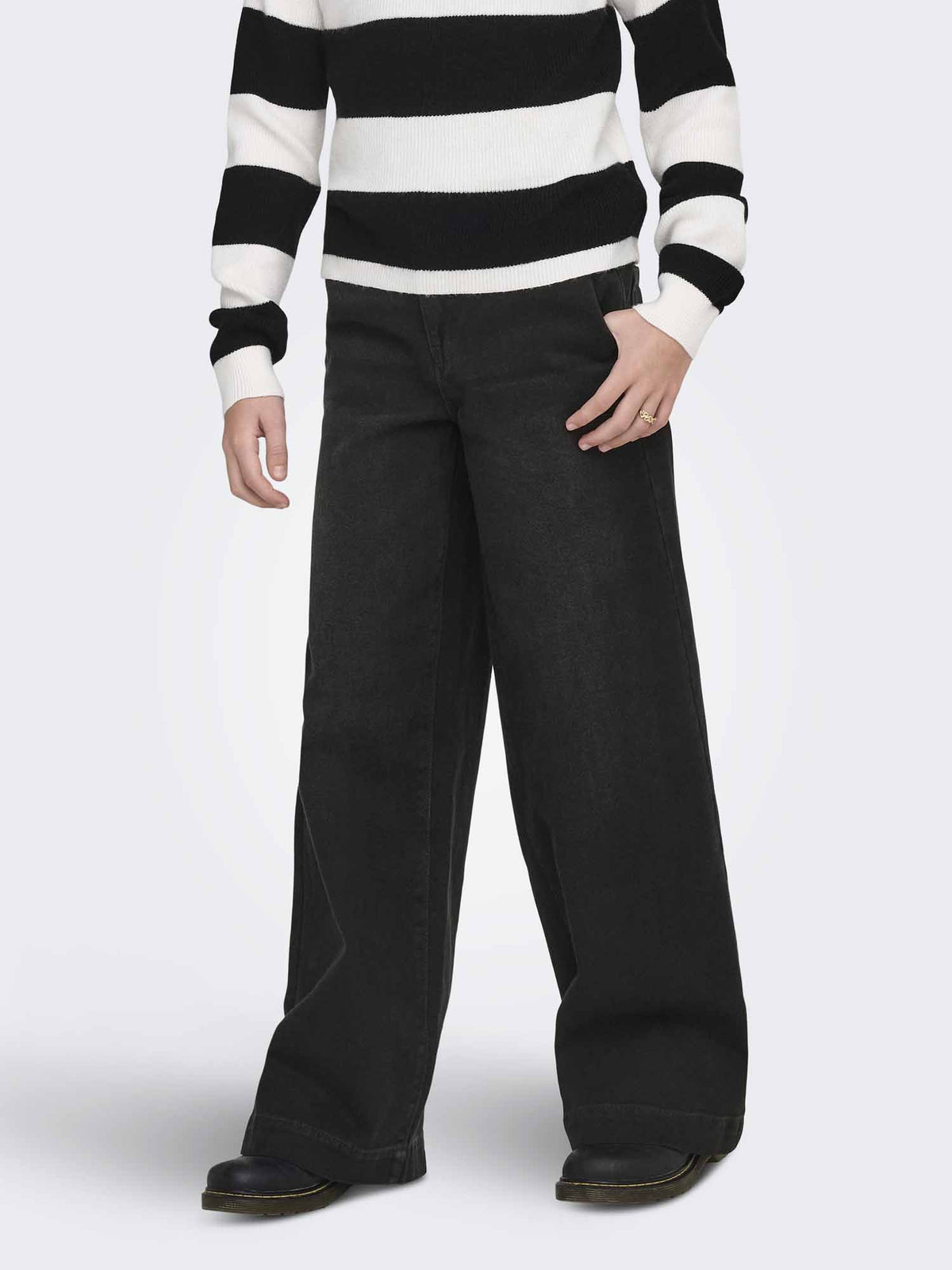 Only jr comet jeans da bambino/a nero