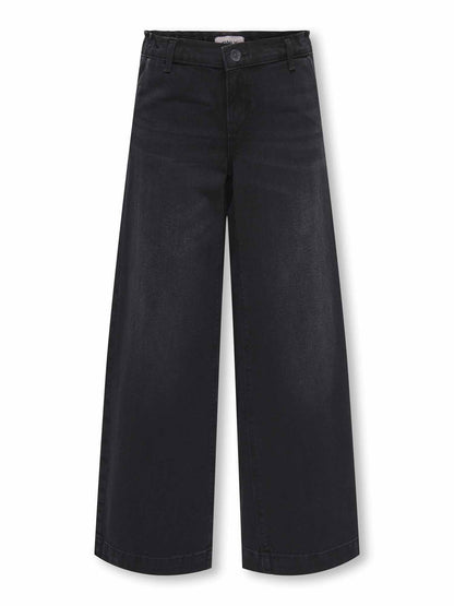 Only Jr Comet, jeans Unisex bambino nero