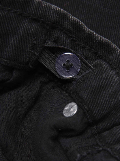 Only Jr Comet, jeans Unisex bambino nero