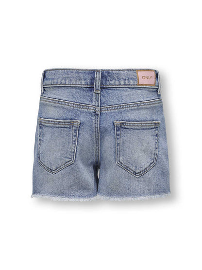 Shorts bambino unisex Only Robin in denim chiaro