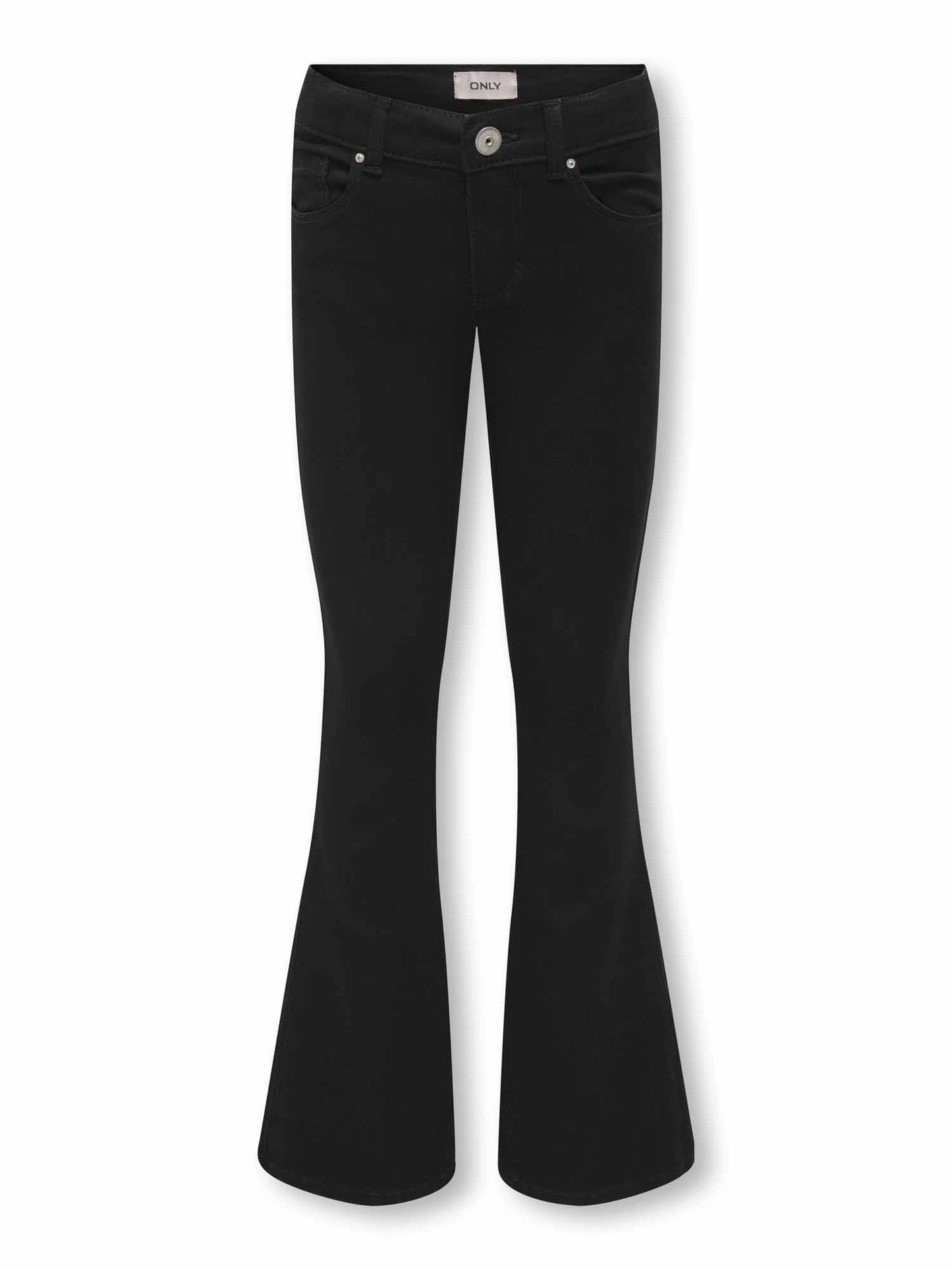 Only Jr Royal Flared, jeans Unisex bambino nero