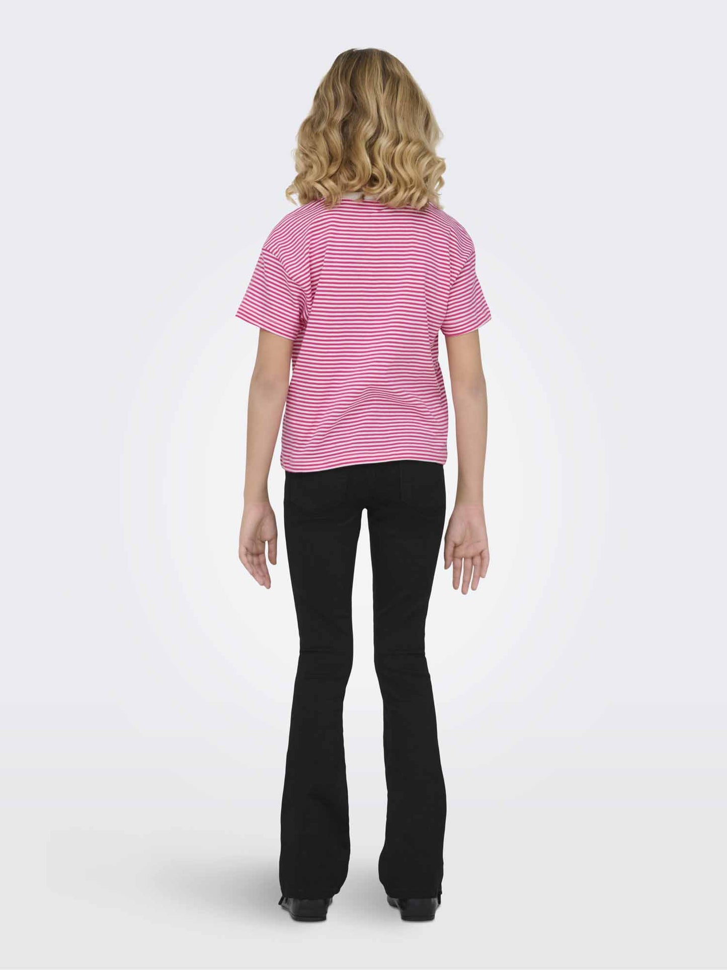 Only Jr Royal Flared, jeans Unisex bambino nero